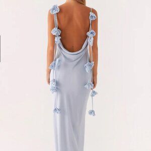 Peppermayo Exclusive - Simona Maxi Dress - Pastel Blue